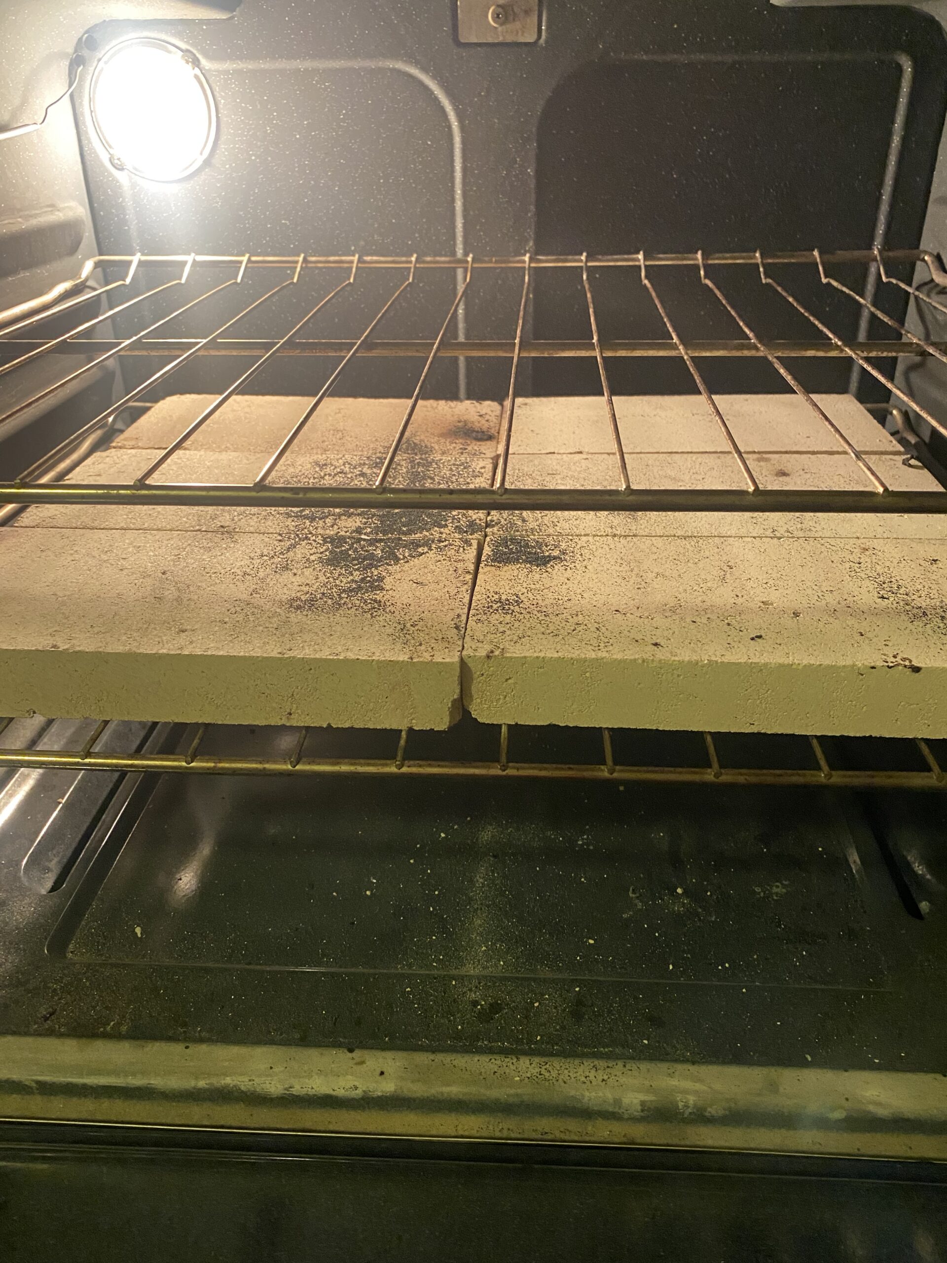 Pizza Stones get the crust golden brown and crispy